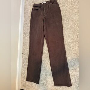 Abercrombie & Fitch: Curve Love  90’s Straight, Ultra High Rise Jeans